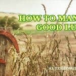 How to manifest good luck with this lucky horse shoe on a post