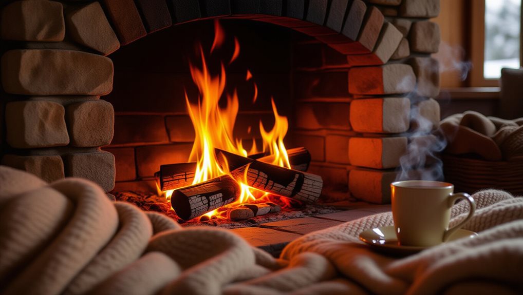 calming fire sounds therapy