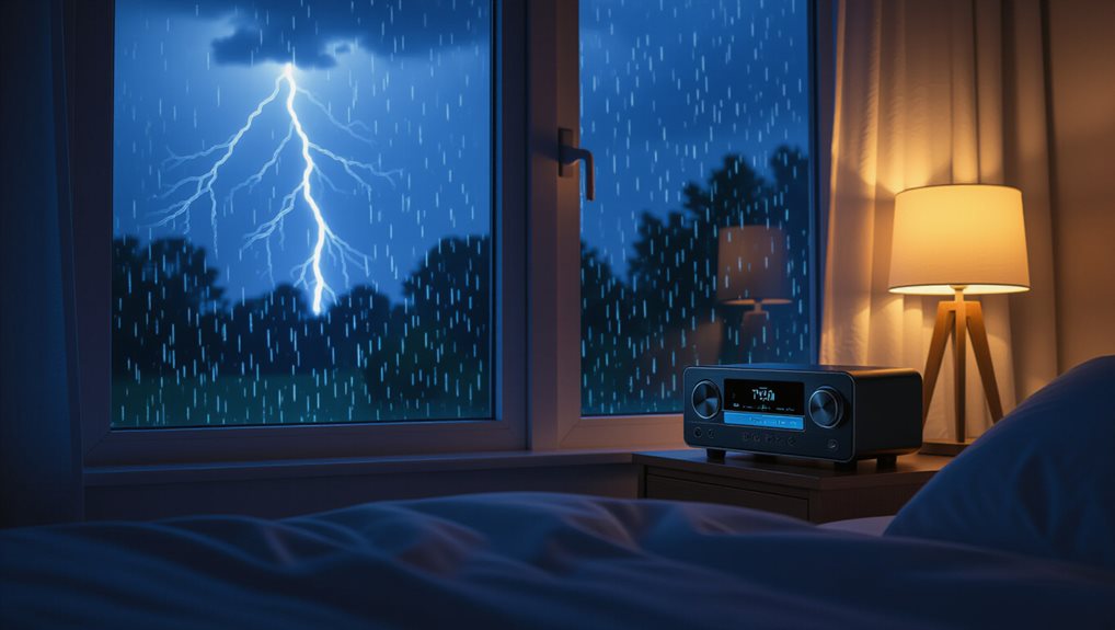 calming rain sounds improve sleep